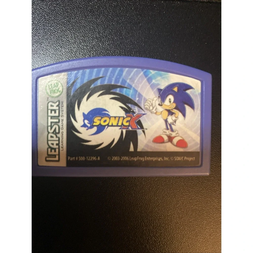 Leap Frog Leapster Learning Game System SONIC X Cartridge Only